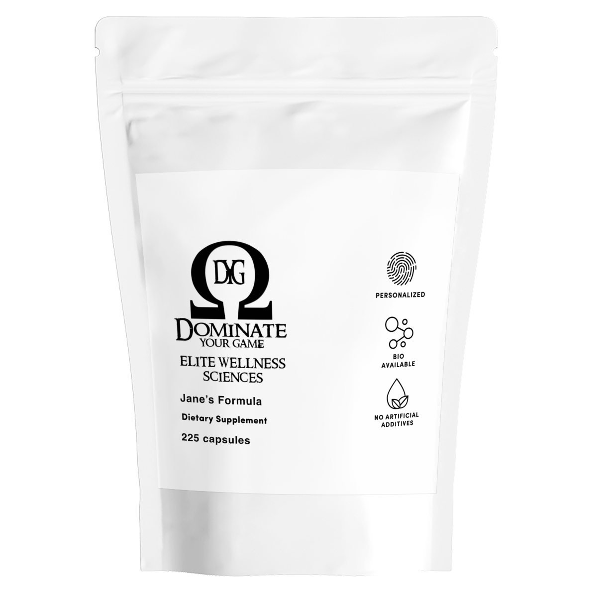 DOMINATE YOUR GAME- ERGOGENICS: PRIME PERSONALIZED SUPPLEMENTS discount code alex5 | Pouch_front.png